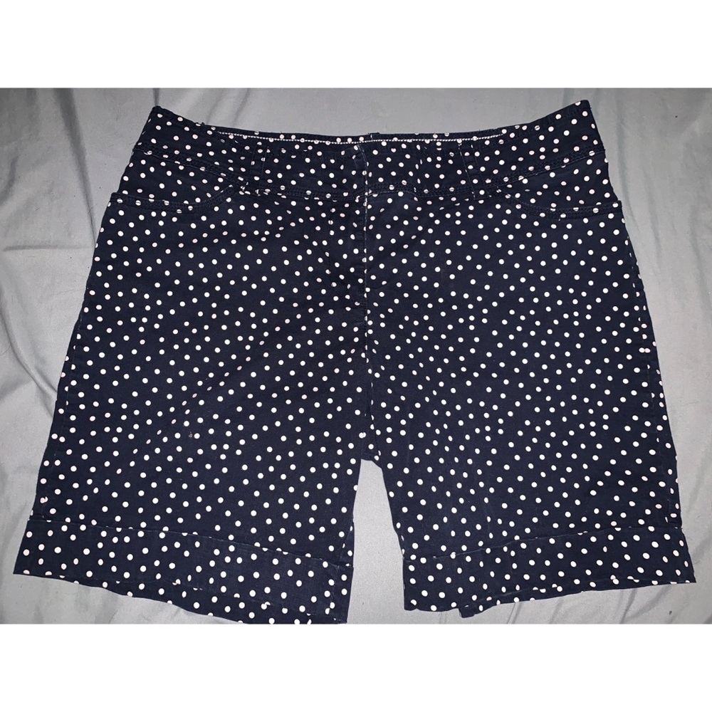 Tommy Hilfiger Navy&White Polka Dot Bermuda Shorts